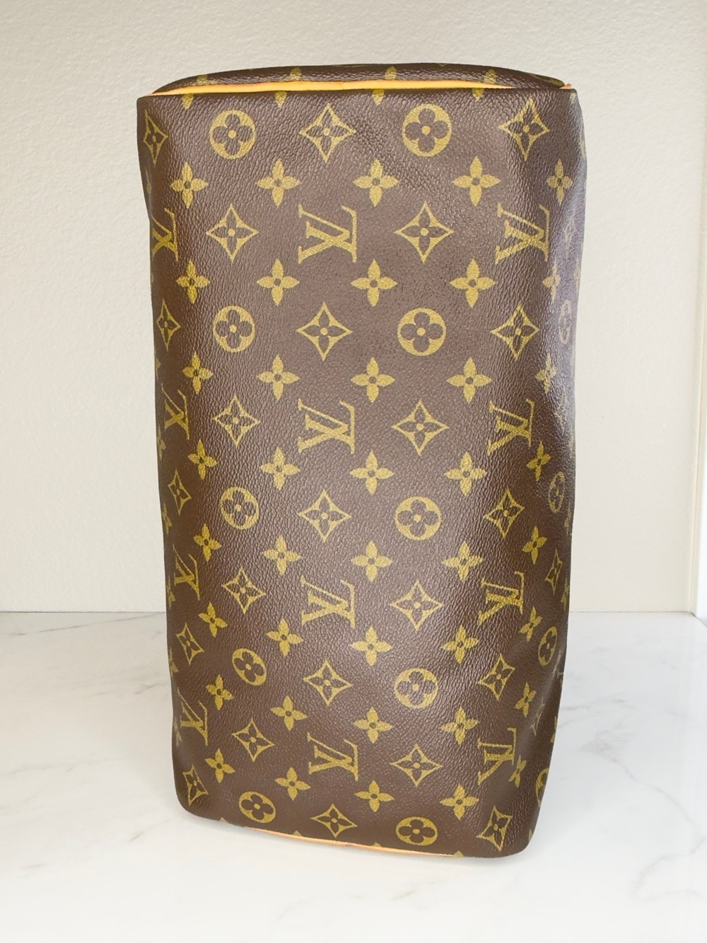 Louis Vuitton Classic Speedy 35 Monogram Canvas Tote Handbag w Lock Key Dust Bag - Picture 6 of 13